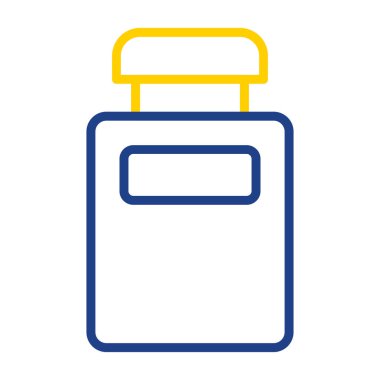 şişe simgesi vektör illüstrasyonu