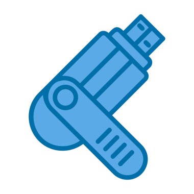 Sondaj. Web simgesi basit illüstrasyon