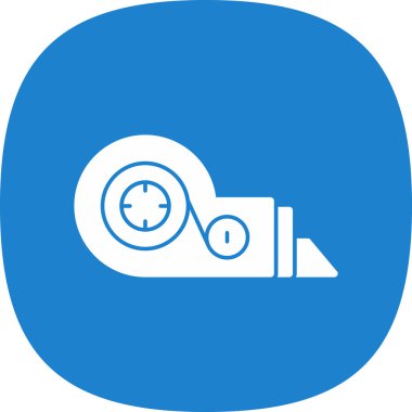 Düzeltme teybi web simgesi vektör illüstrasyonu