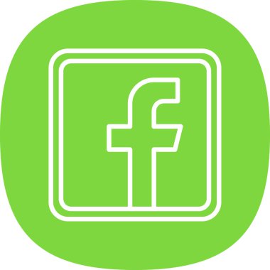 Facebook logosu, sosyal medya tasarım web simgesi