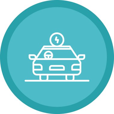 araba vektör simgesi modern basit illüstrasyon