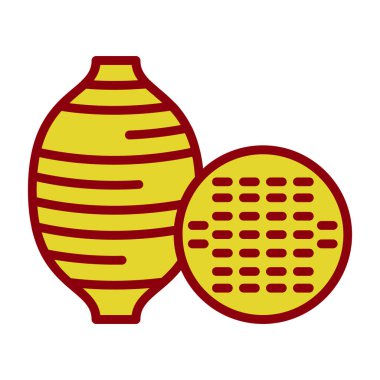 Çince fener vektör simgesi