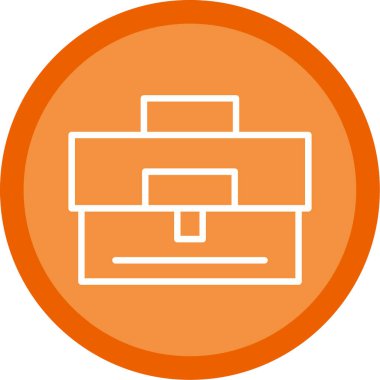 Çanta. Web simgesi basit tasarım