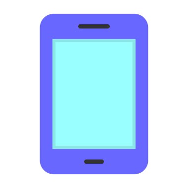 akıllı telefon simgesi, vektör illüstrasyonu basit tasarım