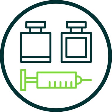 Şırınga ikonu vektör çizimi