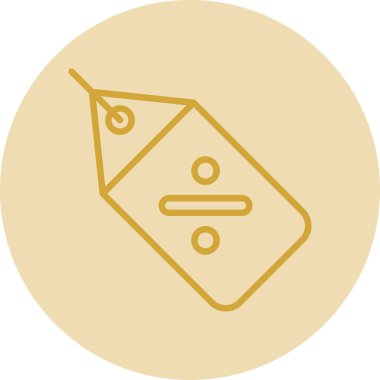 Fiyat etiketi web simgesi, vektör illüstrasyonu