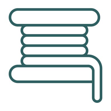 Kitap yığını ikonu. Doldurma dizaynlı düzenlenebilir renk. vektör illüstrasyonu.