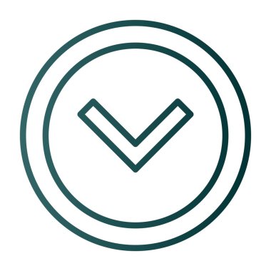 işaret simgesini işaretle, vektör illüstrasyonu 