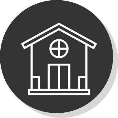 ev simgesi modern basit illüstrasyon