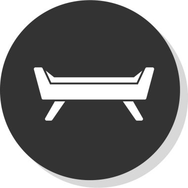 Koltuk vektörü simgesi kanepe ve mobilya için modern basit vektör illüstrasyonuName