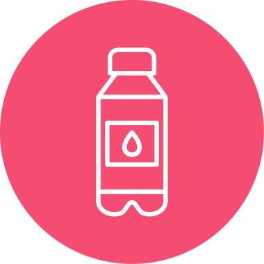 Şişe simgesinin vektör illüstrasyonu