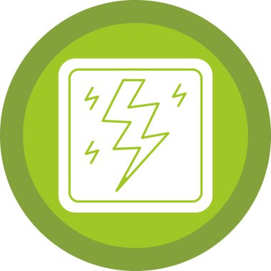 Moda Biçimli Batarya Simgesi İzole Arkaplan