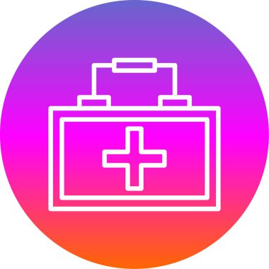 Çanta. Web simgesi basit tasarım