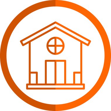 ev simgesi modern basit illüstrasyon
