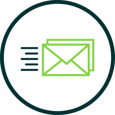 e- posta simgesi, vektör illüstrasyonu basit tasarım