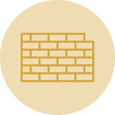 Tuğlalar. Web simgesi basit tasarım