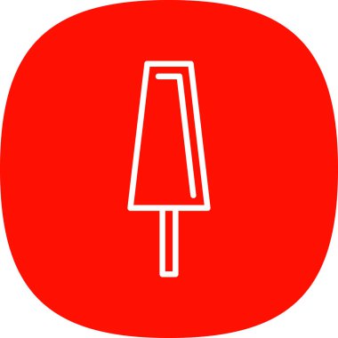 dondurma ikonu vektör illüstrasyonu