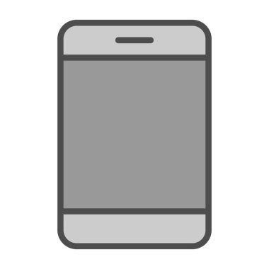 Akıllı telefon simgesinin vektör illüstrasyonu 