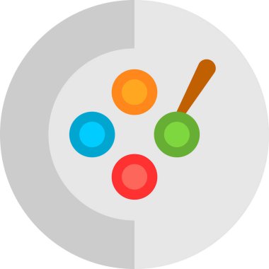 İş grafiği düz vektör simgesi. grafik ve veri analizi. Grafik grafiği, grafik veri tablosu. grafik, grafik, diyagram, grafik,