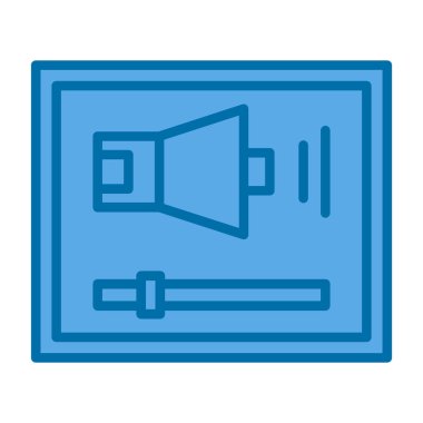 Mikrofon simge tasarlamak vektör