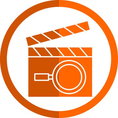 Büyütme cam simgesi vektör illüstrasyonu 