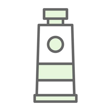 Düz web simgesini boya basit bir illüstrasyon 