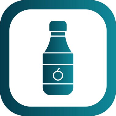 şişe simgesi vektör illüstrasyonu