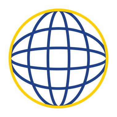 Küresel simge vektör illüstrasyonu