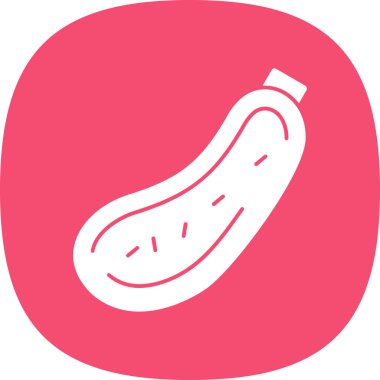 Kabak çorbası. Web simgesi basit illüstrasyon