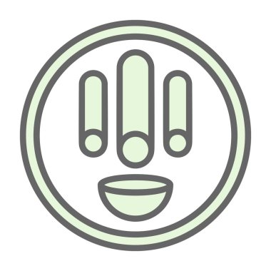 Tıbbi maske simgesinin gösterimi