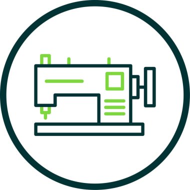 Makine Ağı simgesi, vektör illüstrasyonu