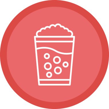 patlamış mısır simge vektör çizim