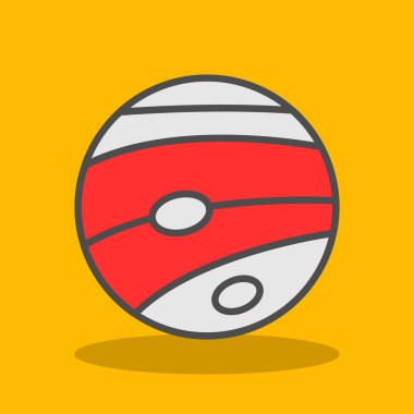 Neptün Web simgesi vektör çizimi