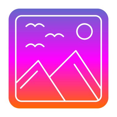 resim simgesi, vektör illüstrasyonu basit tasarım