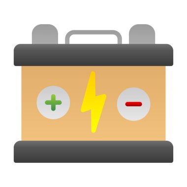 Pil. Web simgesi basit tasarım                       