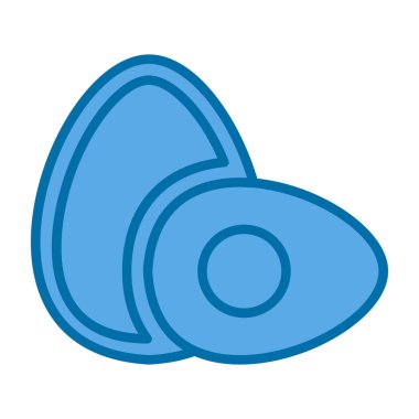 Yumurta Simgesi, Vektör illüstrasyonu 