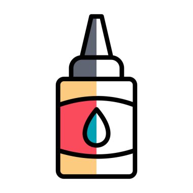 Yapıştırıcı ağ simgesi, vektör illüstrasyonu 