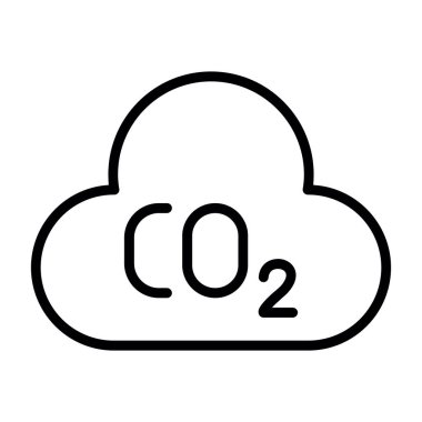 Emission  web icon vector illustration