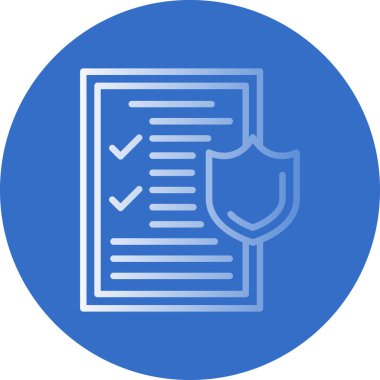 tıbbi sigorta simge vektör çizim