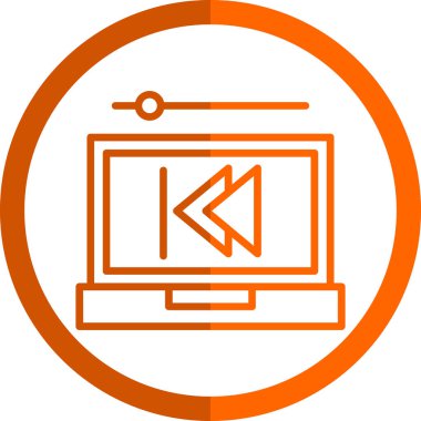 Geri dön, oku geri götür, sol vektör simgesi. Geriye, önceki düğme 