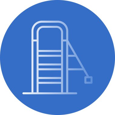 Ladder icon, vector illustration simple design