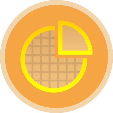 Gıda simgesinin vektör illüstrasyonu