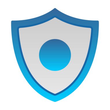 kalkan simgesi web basit illüstrasyon