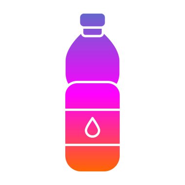 su şişesi ikonu vektör çizimi tasarımı 