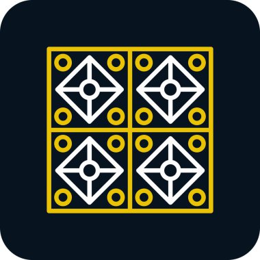 Bir yıldız simgesinin vektör illüstrasyonu