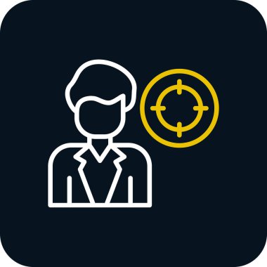 İş ve finans simgesinin vektör illüstrasyonu