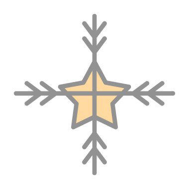 kar web simgesi, vektör çizim 