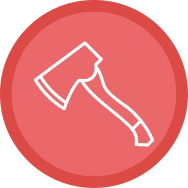 Balta simgesi, çizgi film tarzı. vektör illüstrasyonu                 