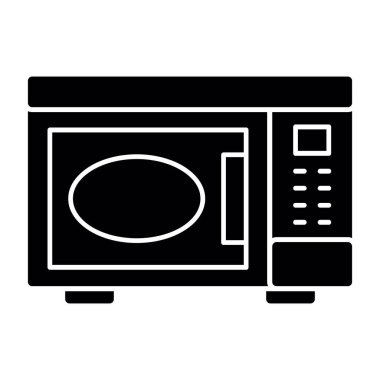 fırın ikonu vektör illüstrasyonu