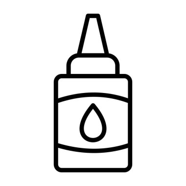 Yapıştırıcı ağ simgesi, vektör illüstrasyonu 